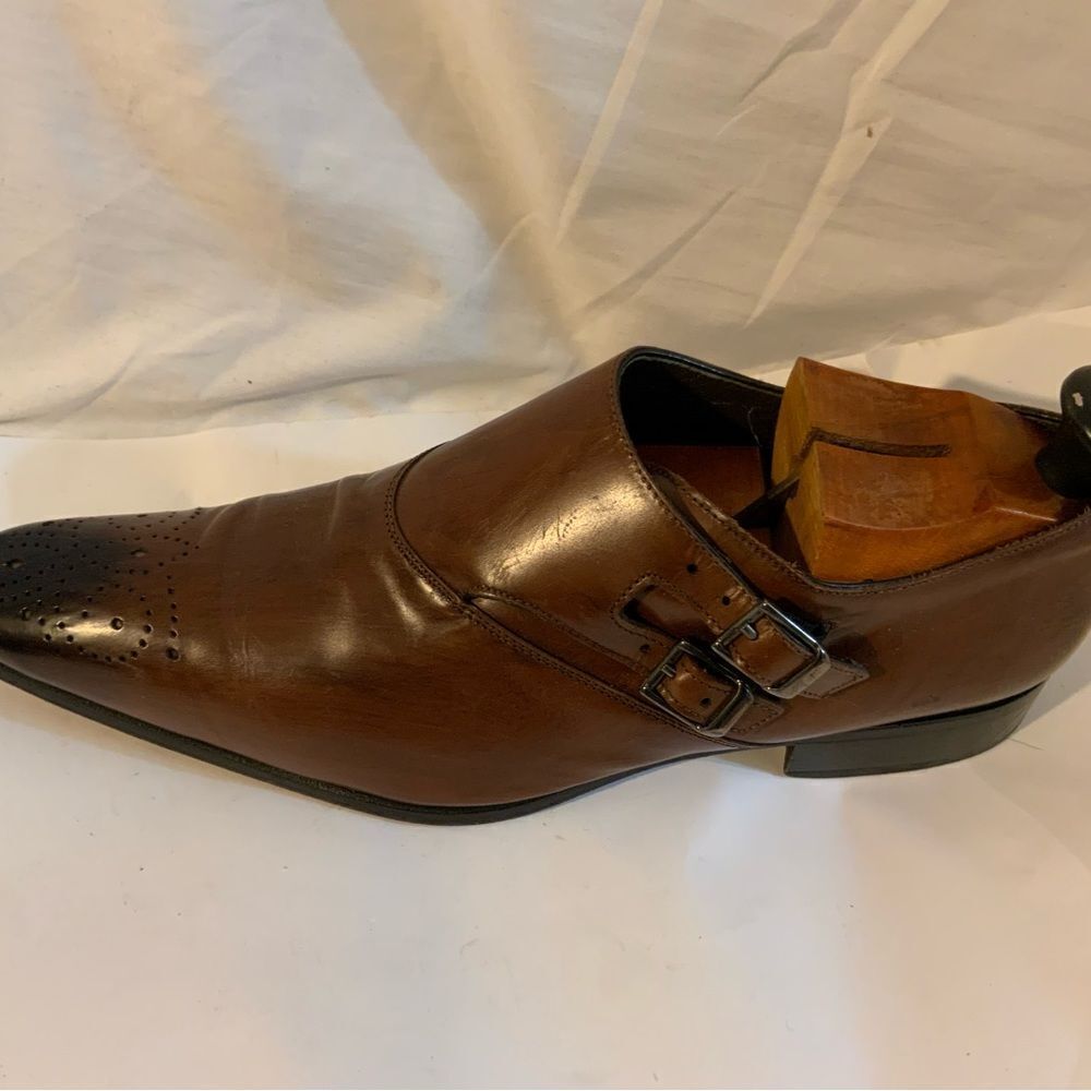 Profession Le  Bottier Depuis 1965 Brown Shoes all Leather buckles  EU 43 US 10